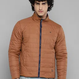 Allen Cooper Mock Collar Reversible Bomber Jacket-36