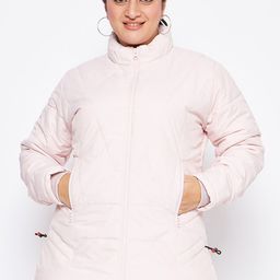 Adobe Plus Size Lightweight Mock Collar Long Sleeves Quilted Jacket-picture-57