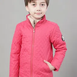 HOUSE OF VEDAS Boys Stand Collar Long Sleeve Lightweight Zip Detail Quilted Jacket-picture-17