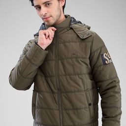 SPYKAR Men Full Sleeve Regular Fit Padded Jacket-image-24