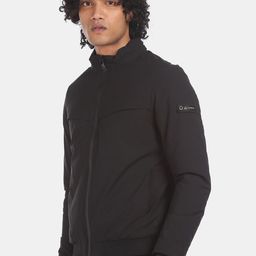 Arrow Sport Men Black Detachable Hood Padded Jacket-image-65