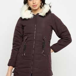 Duke Faux Fur Trim Long Sleeves Longline Padded Jacket-41