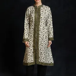Exotic India Women Woollen Longline Tailored Jacket-picture-19