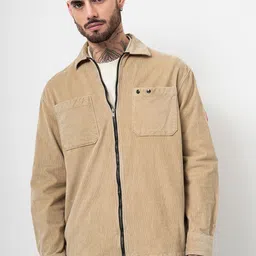 British Club Men Spread Collar Solid Cotton Casual Tailored Jacket-picture-13