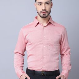 Cantabil Micro Checks Cotton Formal Shirt-picture-5