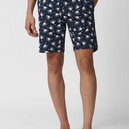 Peter England Men Conversational Printed Pure Cotton Shorts-image-13
