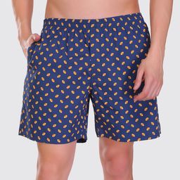 HiFlyers Men Conversational Printed Mid-Rise Cotton Shorts-image-26