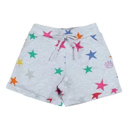 PLUM TREE Girls Conversational Printed Mid Rise Pure Cotton Shorts-image-88