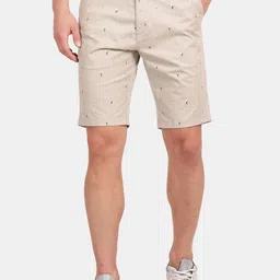t-base Men Conversational Printed Mid-Rise Shorts-picture-14