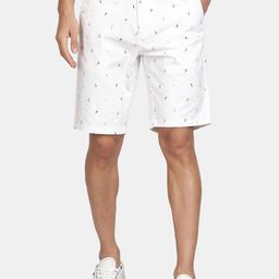 t-base Men Conversational Printed Cotton Chino Shorts-picture-7