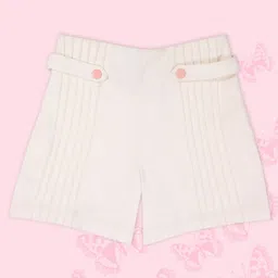 CUTECUMBER Girls Pin Tuck Elasticated Shorts-image-18