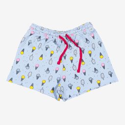 Bodycare Kids Girls Conversational Printed Mid-Rise Cotton Shorts-image-44