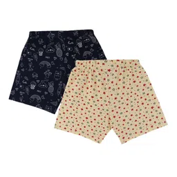Bodycare Girls Pack Of 2 Conversational Printed Shorts-56