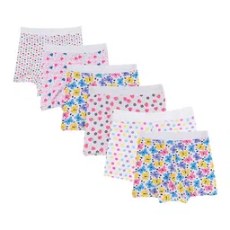Bodycare Girls Pack Of 6 Conversational Printed Shorts-image-28