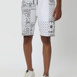 Mufti Men Pure Cotton Floral Printed Shorts-picture-45