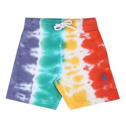 U.S. Polo Assn. Kids Boys Pure Cotton Tie-Dye Printed Shorts-image-14
