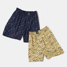 Jockey Boys Pack Of 2 Graphic Printed Cotton Boxer Shorts-image-35