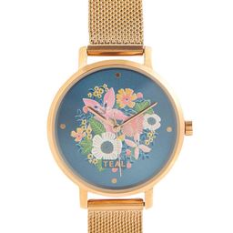 TEAL BY CHUMBAK Women Printed Dial & Metal Straps Analogue Watch 8907605124846-31
