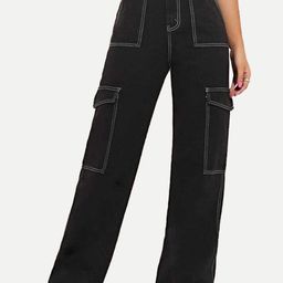 Next One Women Smart Wide Leg High-Rise Clean Look Cotton Stretchable Jeans-picture-16