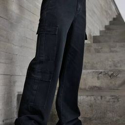 Next One Women Smart Wide Leg High-Rise Highly Distressed Stretchable Jeans-picture-26