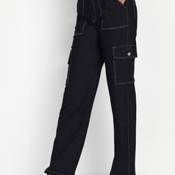 Next One Women Smart Wide Leg High-Rise Clean Look Stretchable Jeans-picture-15