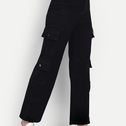 Next One Women Smart Wide Leg High-Rise Clean Look Stretchable Jeans-picture-11