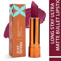Just Herbs Ultra Matte Bullet Lipstick - 4 ml - 23 Wicked Violet-43