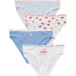 KIABI Girls Pack Of 4 Printed Briefs-image-52