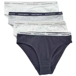KIABI Kids Pack Of 4 Cotton Basic Briefs-56