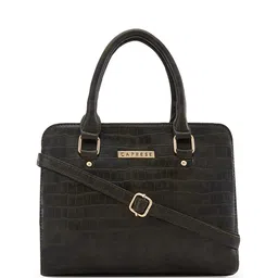 DressBerry X CAPRESE Verona Textured Satchel Bag With Detachable Sling Strap-0