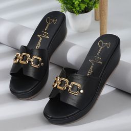 Bruno Manetti Embellished Wedge Heels-image-37