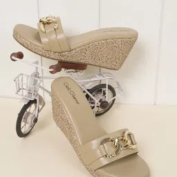 Get Glamr Women Embellished Wedge Mules-51