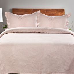 Saral Home Pink 160 TC Queen Bedsheet with 2 Pillow Covers-image-90