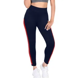 Dermawear Women's Activewear Workout Leggings - Blue-picture-17