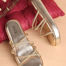 ELLE Women Embellished Platform Heel Sandals-29