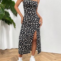 Mast & Harbour Floral Printed A-Line Midi Dress-picture-14