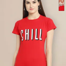 Metronaut Women Typography 3 Printed Applique T-shirt-picture-49