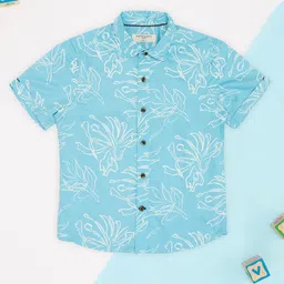 Pantaloons Junior Boys Printed Party Shirt-45