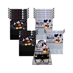 Aura Grey & Black 18 Pieces Printed Shoes Organisers-picture-6
