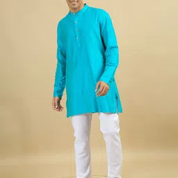 TATTVA Men Thread Work Anarkali Kurta-image-70