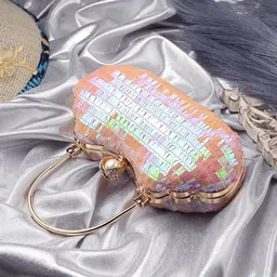 DressBerry Embellished Box Clutch-image-81