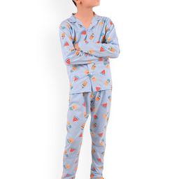 US Fly Boys Pure Cotton Printed Night suit-image-19