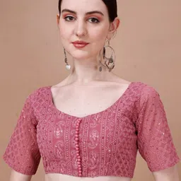 SAZRIKA Embroidered Saree Blouse-picture-8