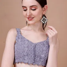 SAZRIKA Embroidered Saree Blouse-picture-13