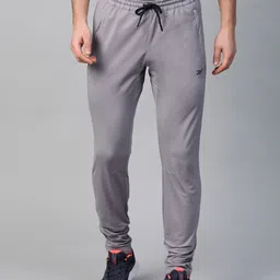 Reebok Men Grey Solid Training WOR Knit Track Pants-image-49