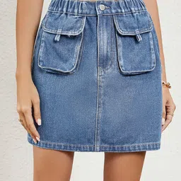 StyleCast Denim Mini Skirt-image-69
