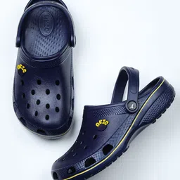 ABROS Men Striped Clogs-image-97