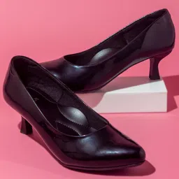 Inc 5 Pointed Toe Kitten Heel Pumps-56