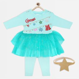 TINY MINY ME Green Dress-image-90