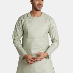 Wintage Straight Angrakha Cotton Kurta-image-24